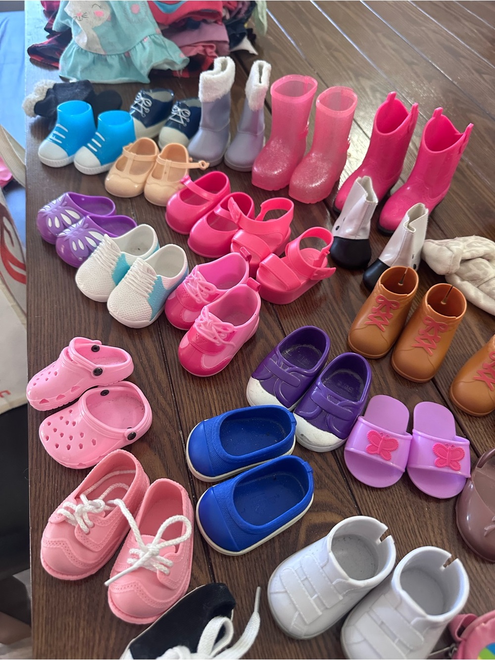 Assorted Kids Doll Shoes Boots and Clothes- Our Generation American Doll